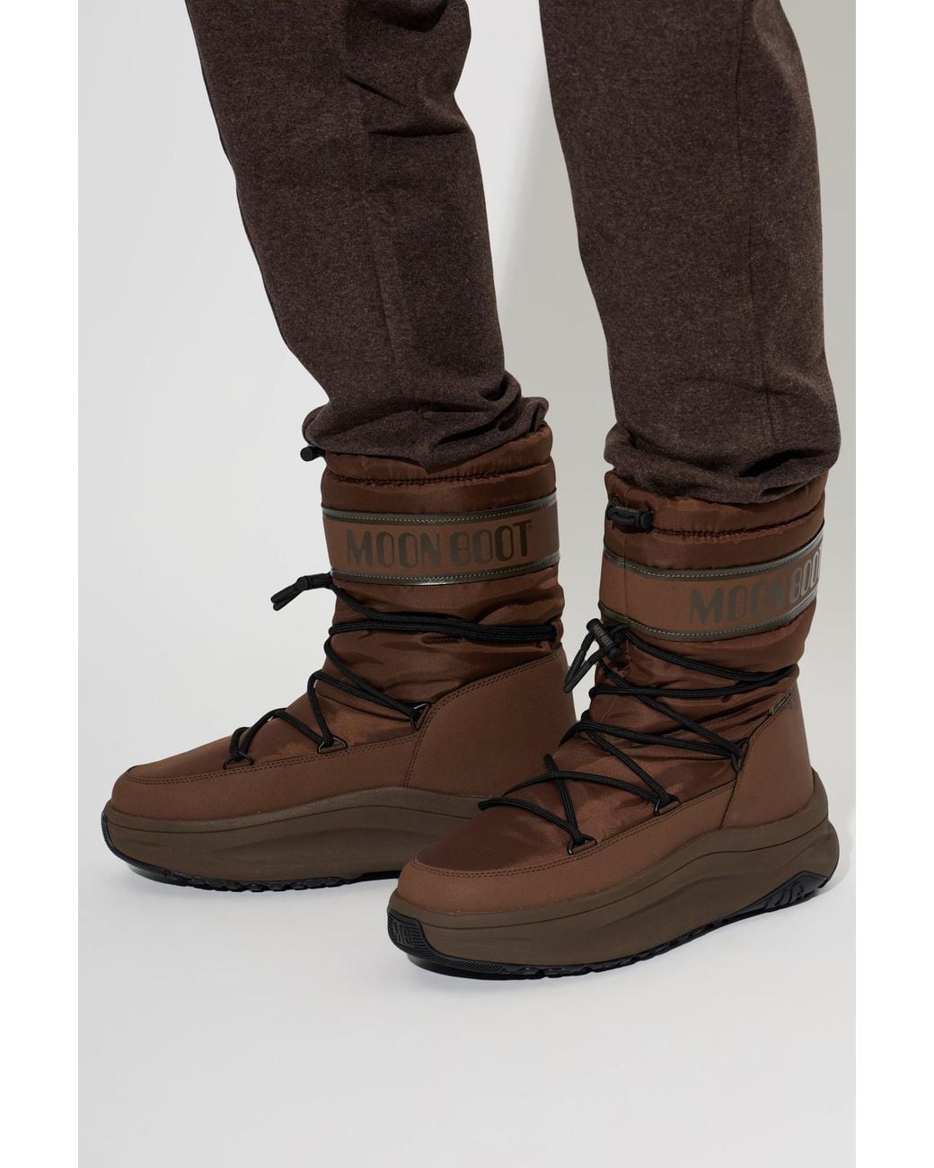 Moon Boot Brown 'Mb Moon247 Polar Wp' Snow Boots for men