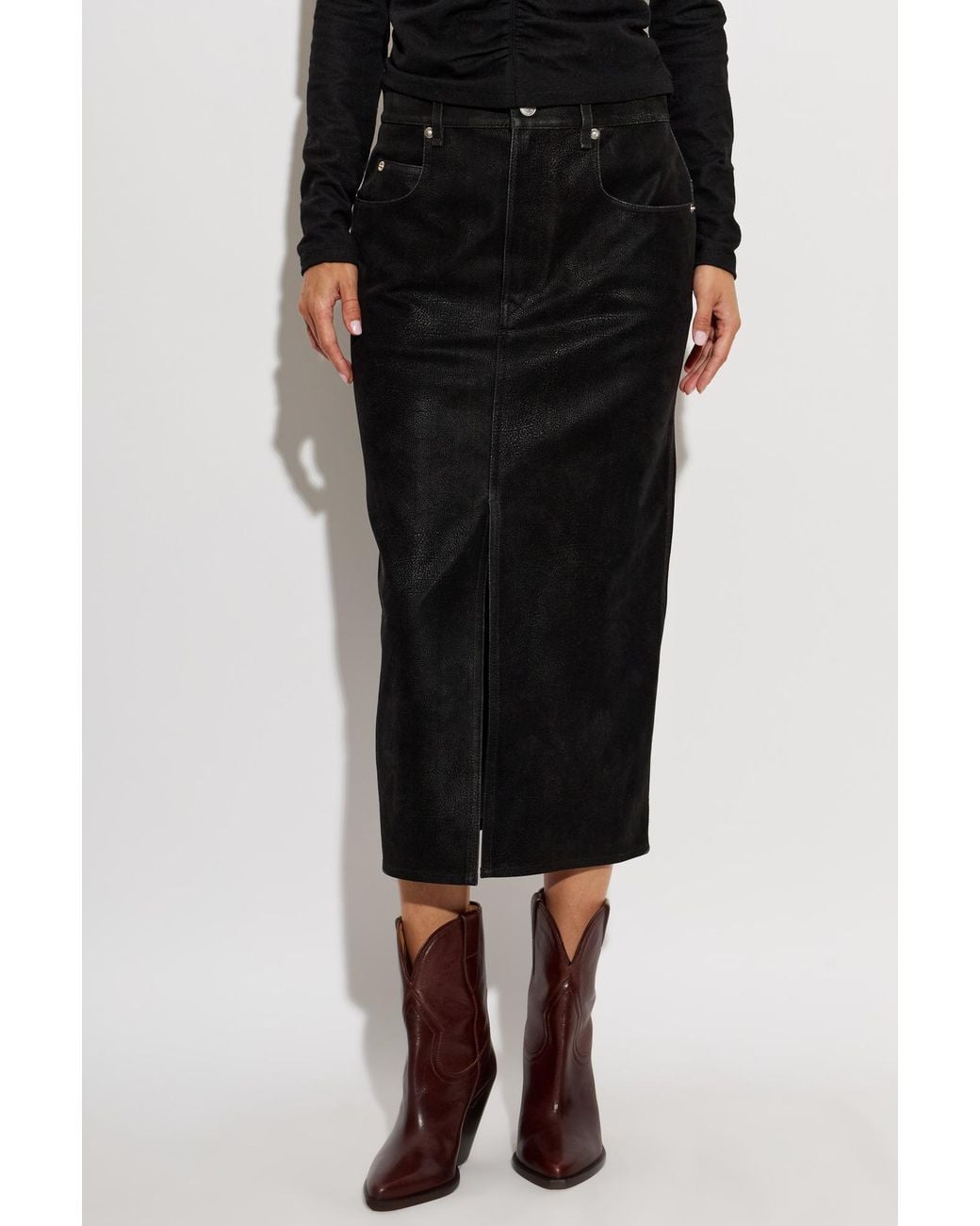 Isabel Marant Black "Bisane" Skirt