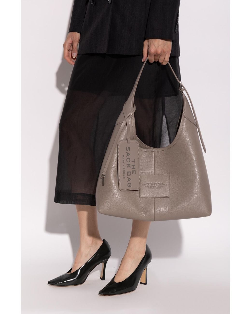Marc Jacobs Brown Leather Bag With Logo