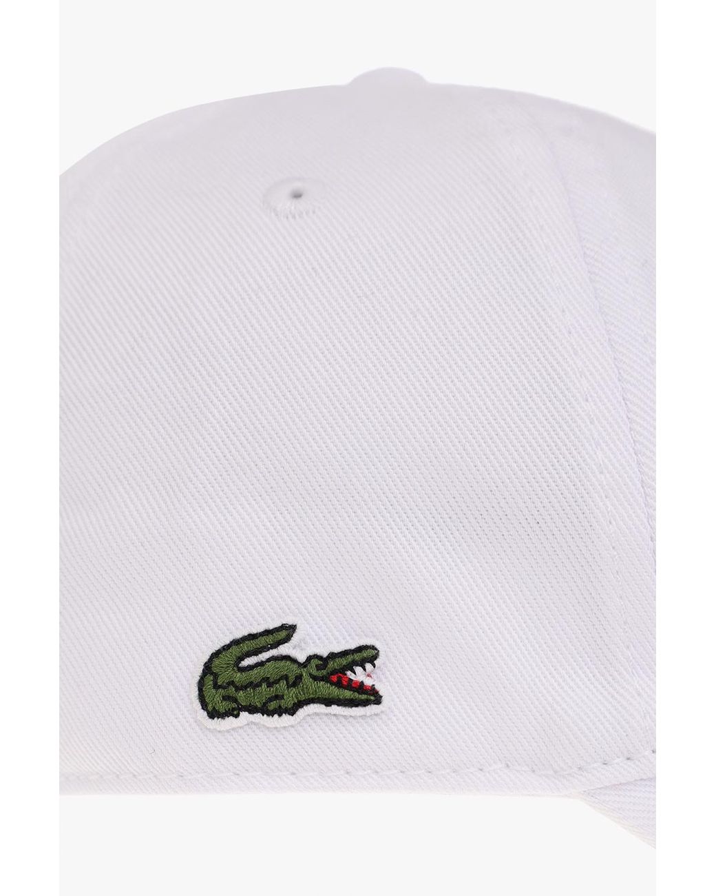 Lacoste White Baseball Cap