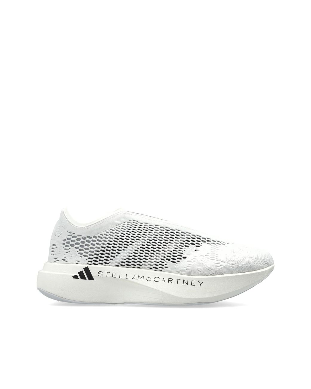 Adidas By Stella McCartney White Sports Shoes "Adizero Evo Sl"