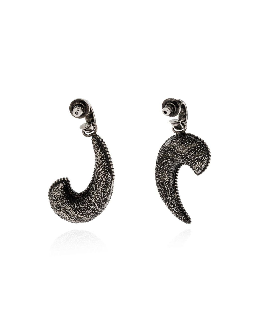 Etro Metallic Asymmetric Earrings