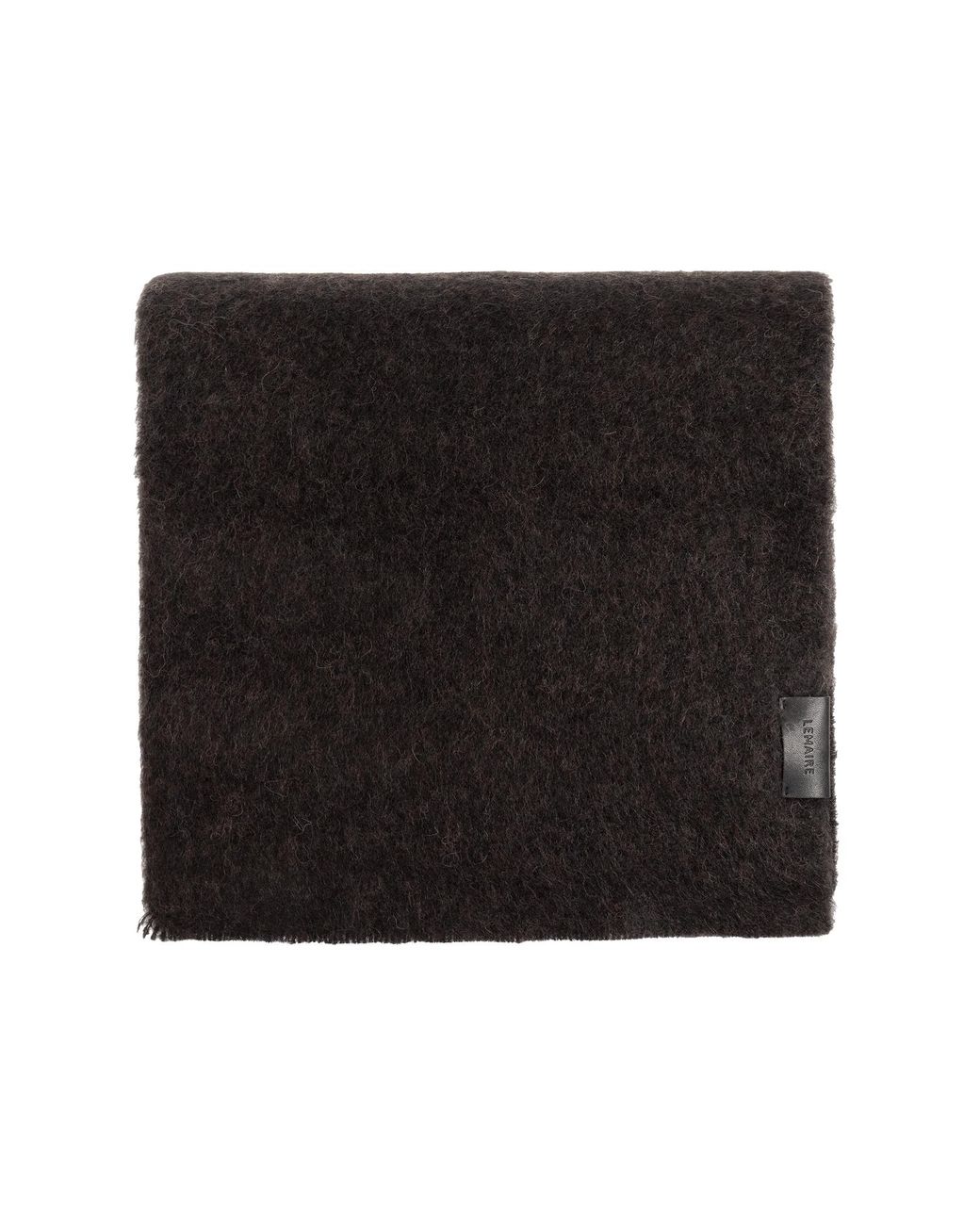 Lemaire Black Wool Scarf