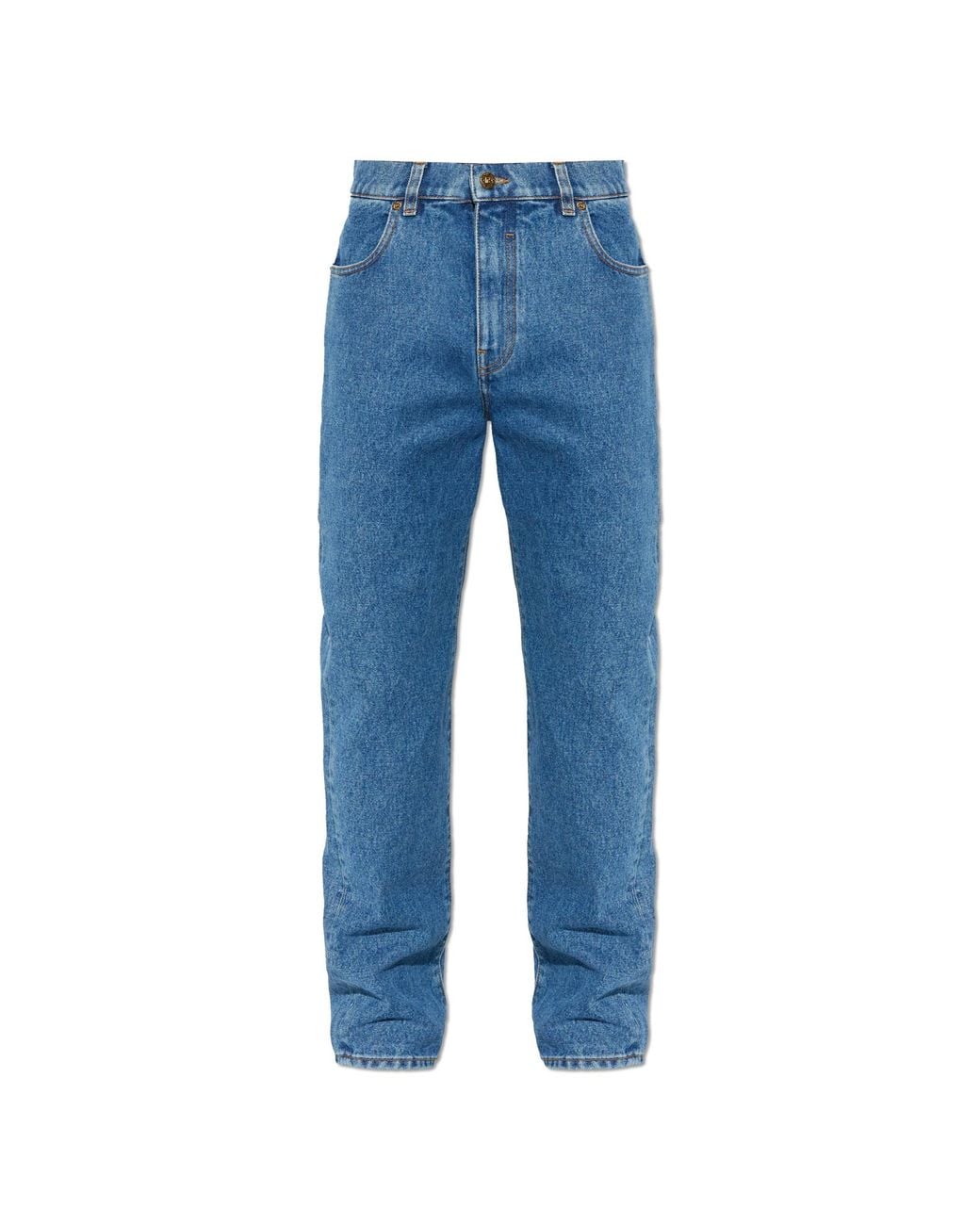 Balmain Blue Jeans With Slightly Tapered Legs for men