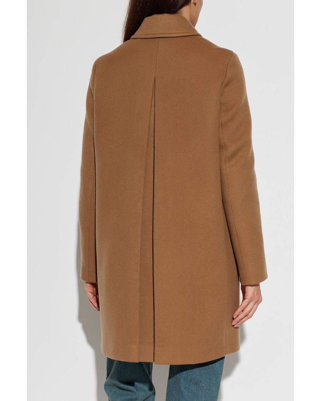 Burberry Brown Wool Coat 'Gosford'