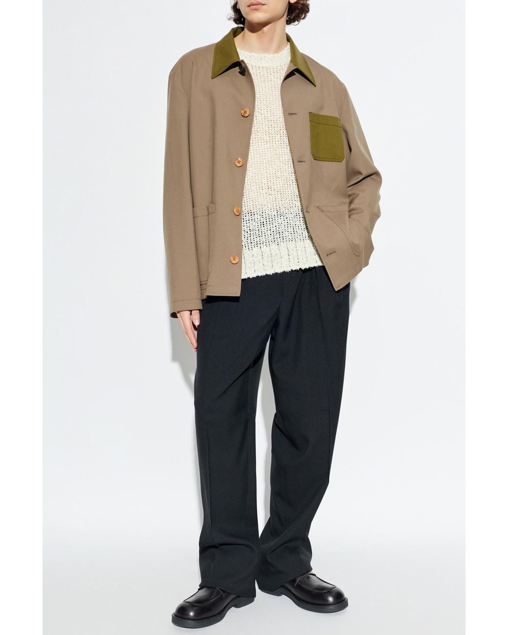 Tom Ford Black Creased Trousers for men