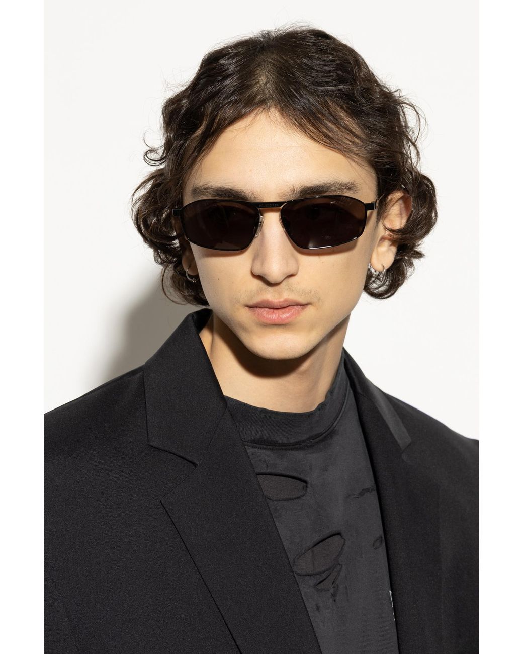 Balenciaga Black Sunglasses for men