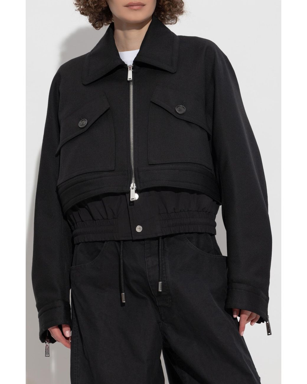 DSquared² Black Wool Jacket