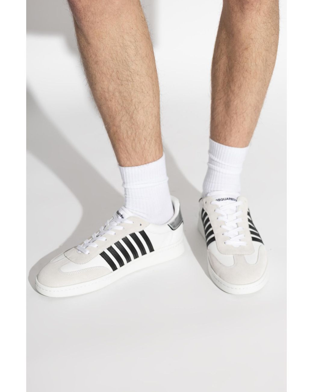 DSquared² White 'Boxer' Sports Shoes for men