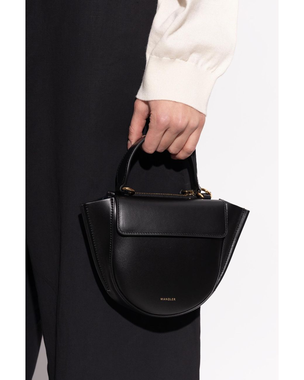 Wandler Black 'Hortensia Piccola' Handheld Bag