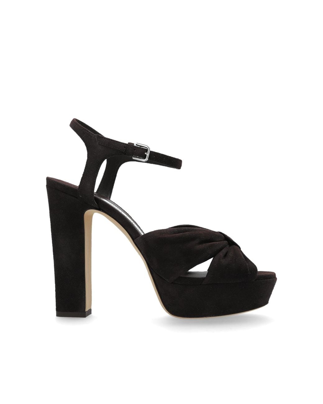 Jimmy Choo Pink Platform Sandals "Heloise"