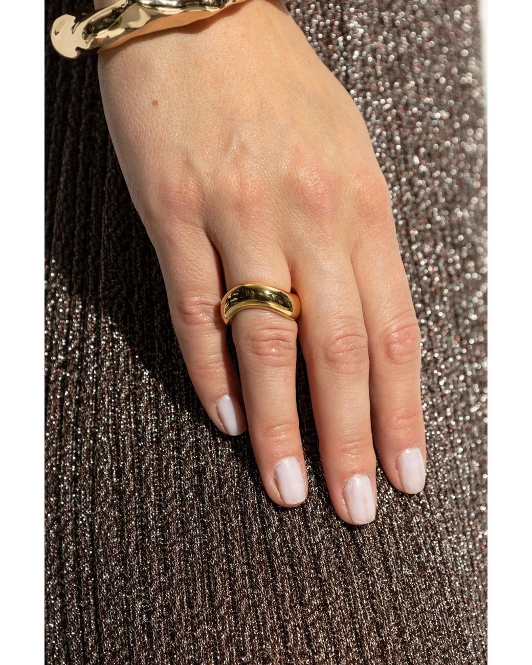 LIE STUDIO Metallic Ring "Ivalo"