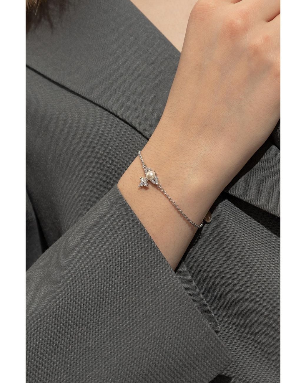 Vivienne Westwood Gray Bracelet With Logo