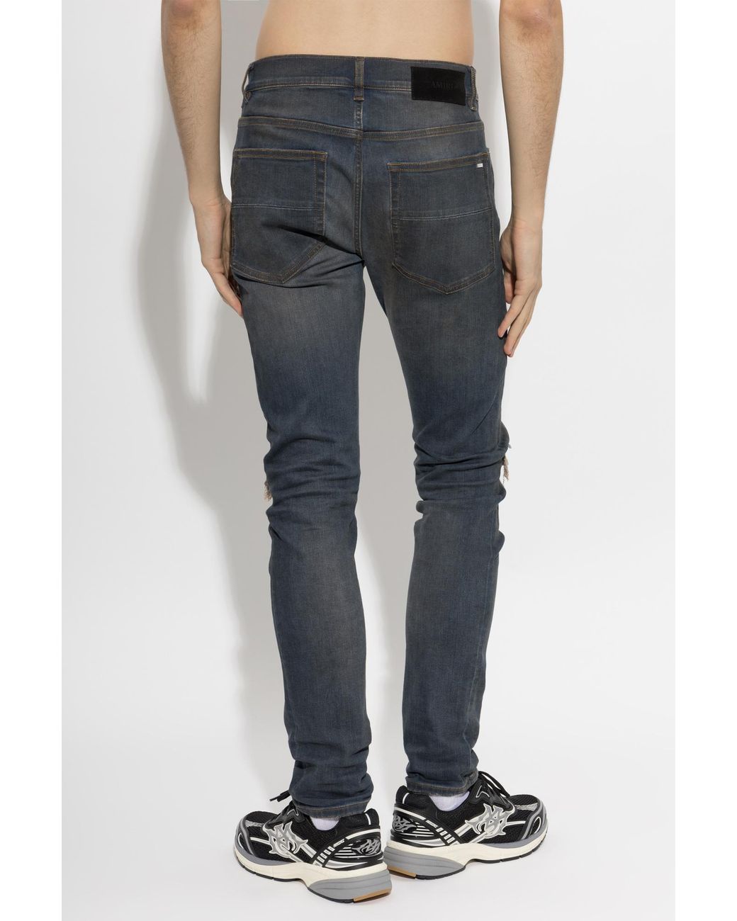 Amiri Gray Jeans With 'Vintage' Effect for men