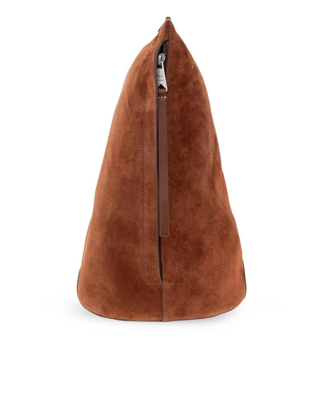 Paul Smith Brown Suede Sling Backpack for men