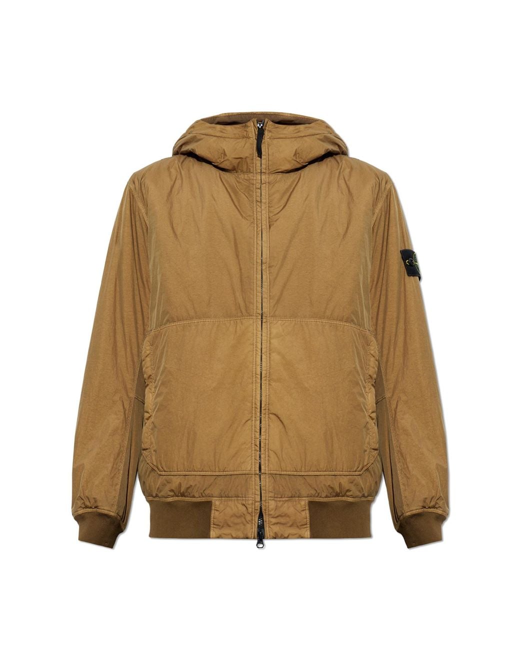 Stone Island Natural Insulated Jacket With Patch for men