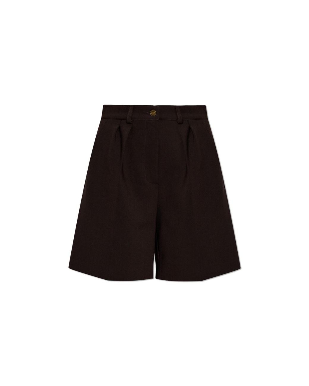Max Mara Black Wool Shorts 'Sauna'