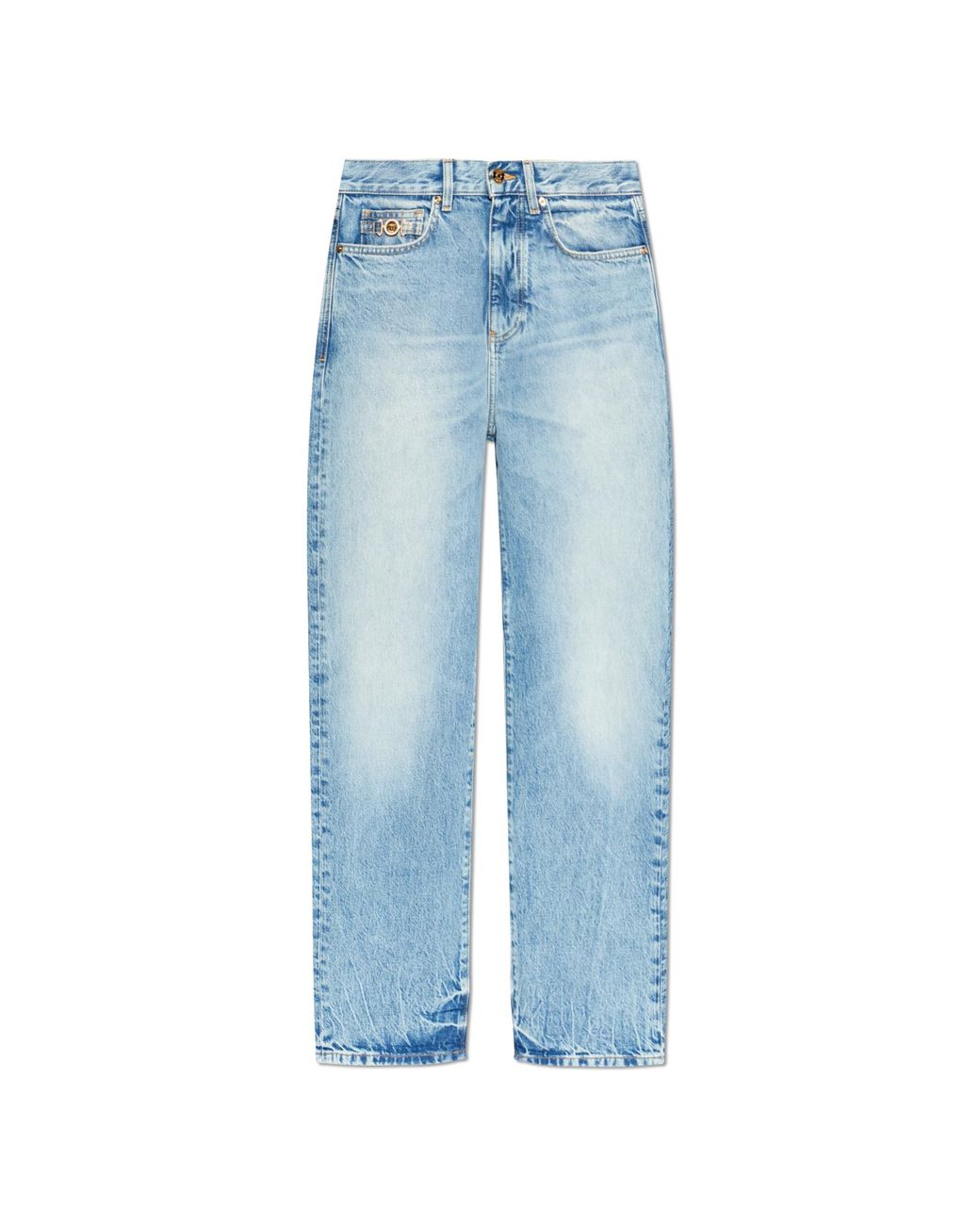 Versace Blue Jeans With A 'Vintage' Effect for men