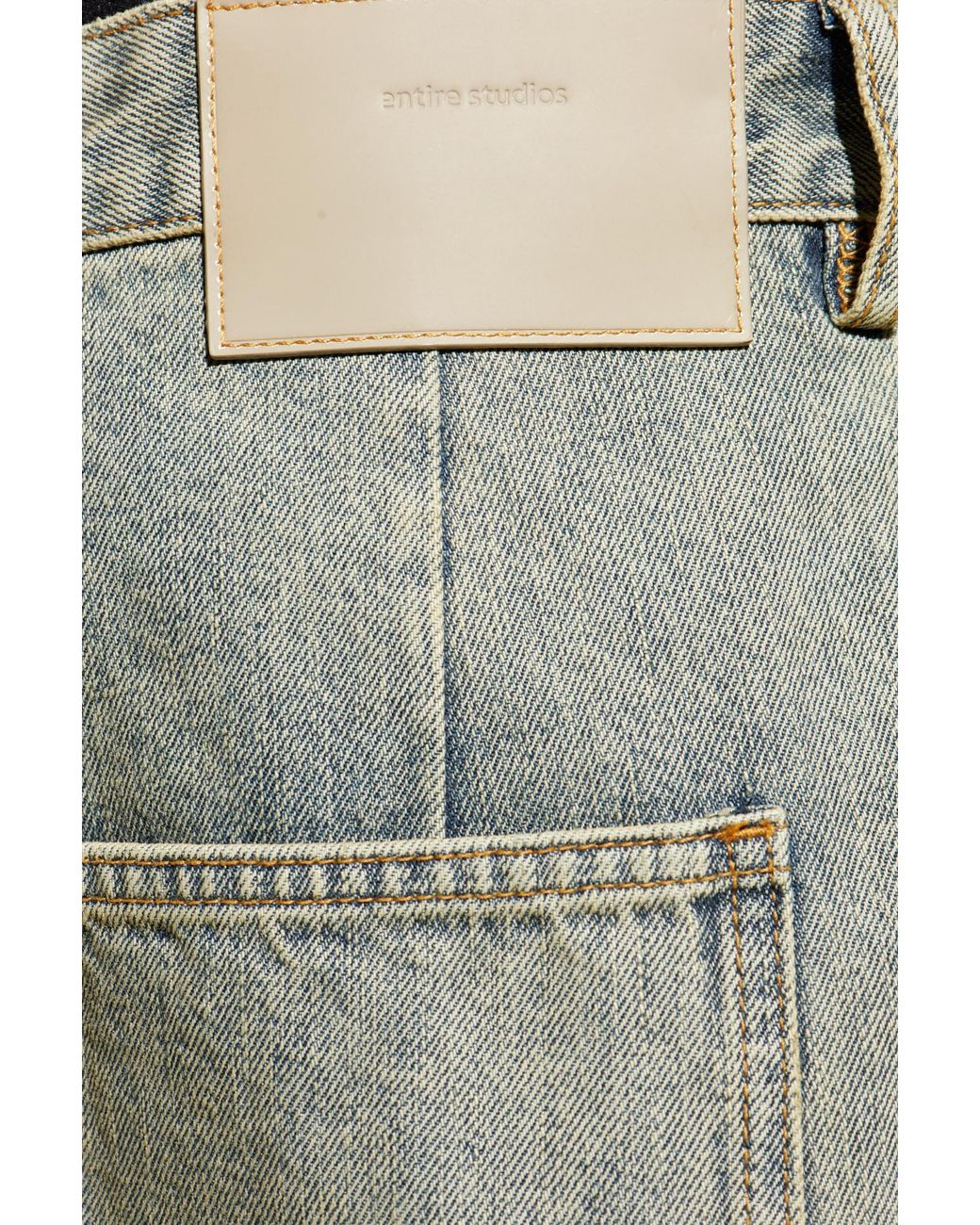 Entire studios Green 'Straight' Jeans