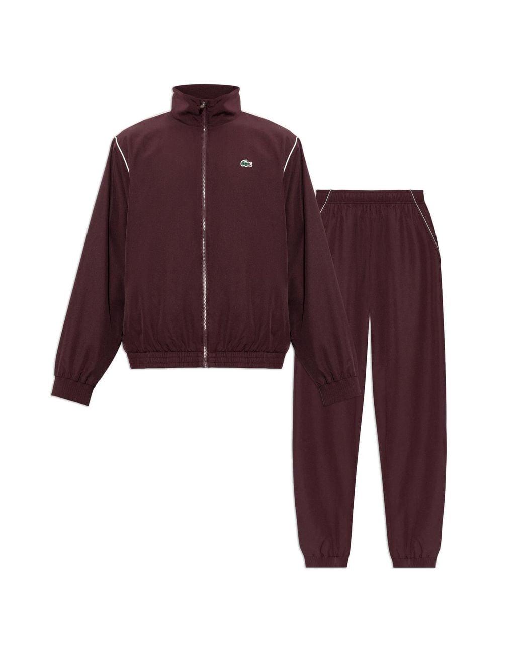 Lacoste Red Tracksuit Set for men