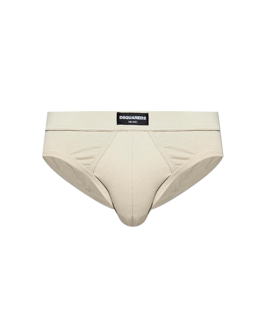 DSquared² Natural Briefs With Logo for men
