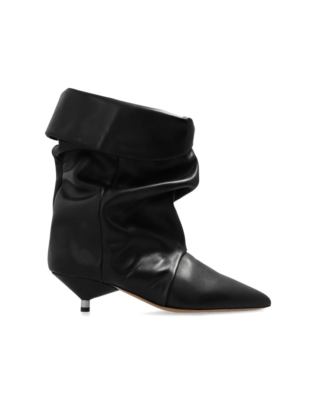 Isabel Marant Black Heeled Ankle Boots 'Edrik'