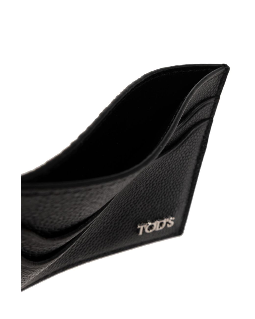 Tod's Black Leather Card Holder