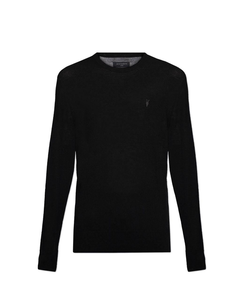 AllSaints Black Wool Sweater Mode for men