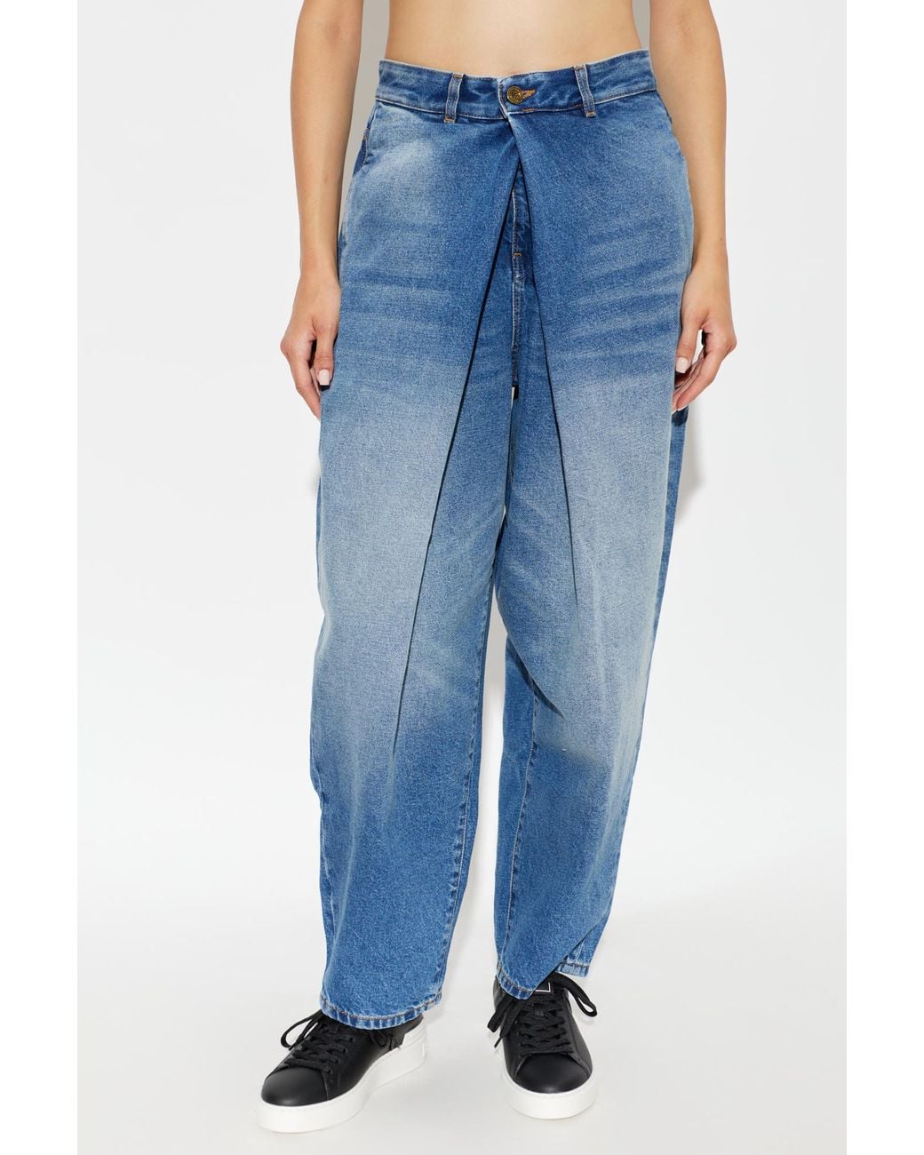 Balmain Blue Jeans With Pleats