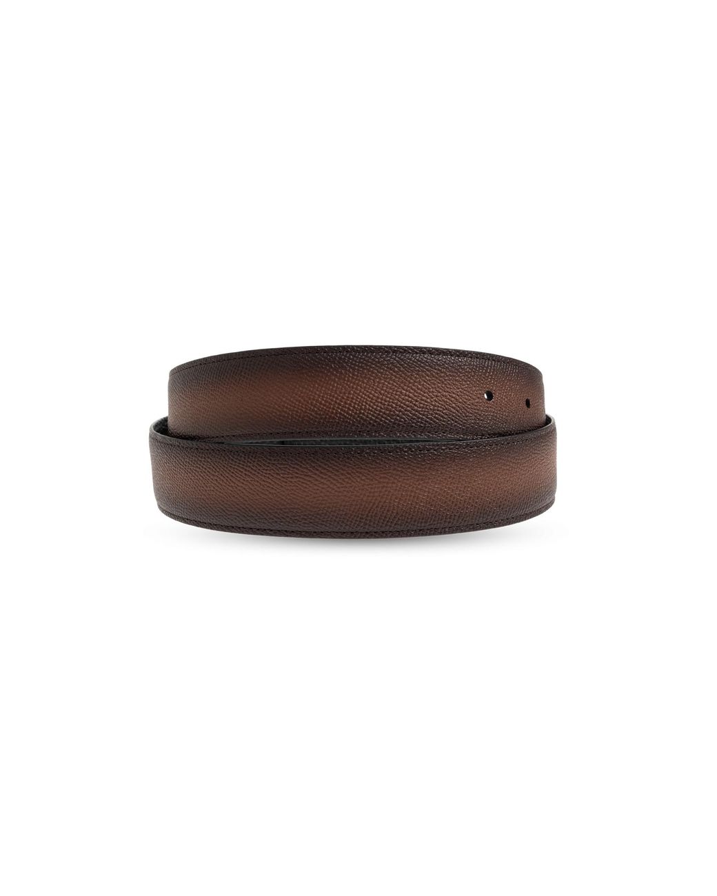 Ferragamo Brown Leather Belt for men