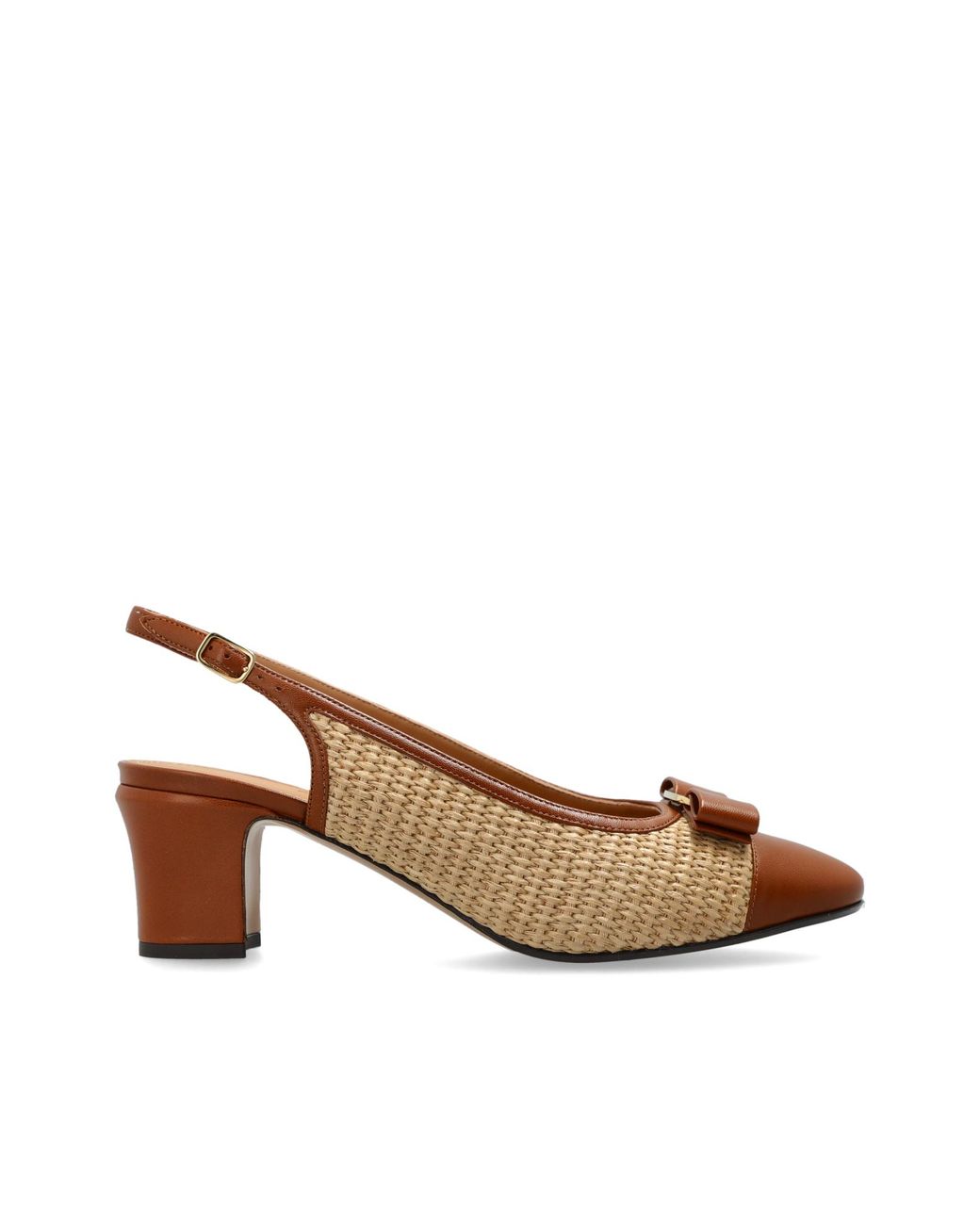 Ferragamo Brown Heeled Shoes 'Vetty'
