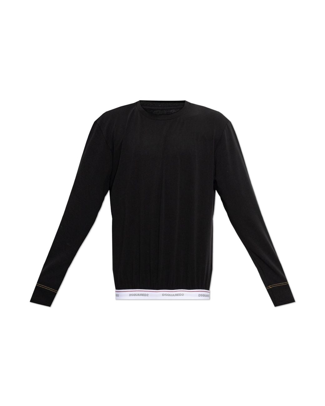 DSquared² Black T-Shirt From The 'Underwear' Line for men