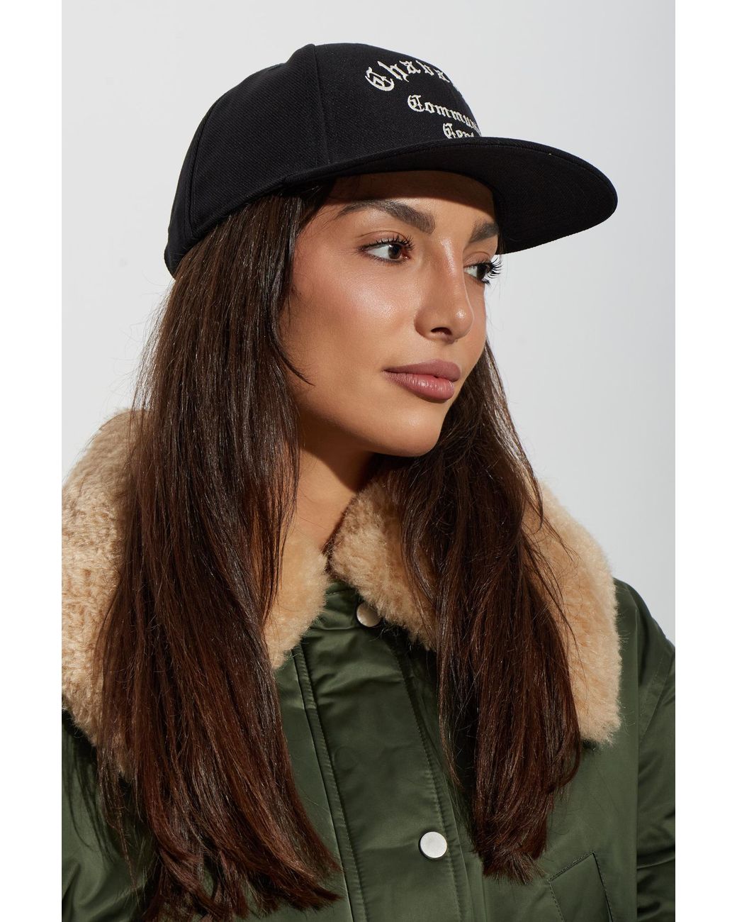 Willy Chavarria Black Baseball Cap 'Chavarria Community Center'