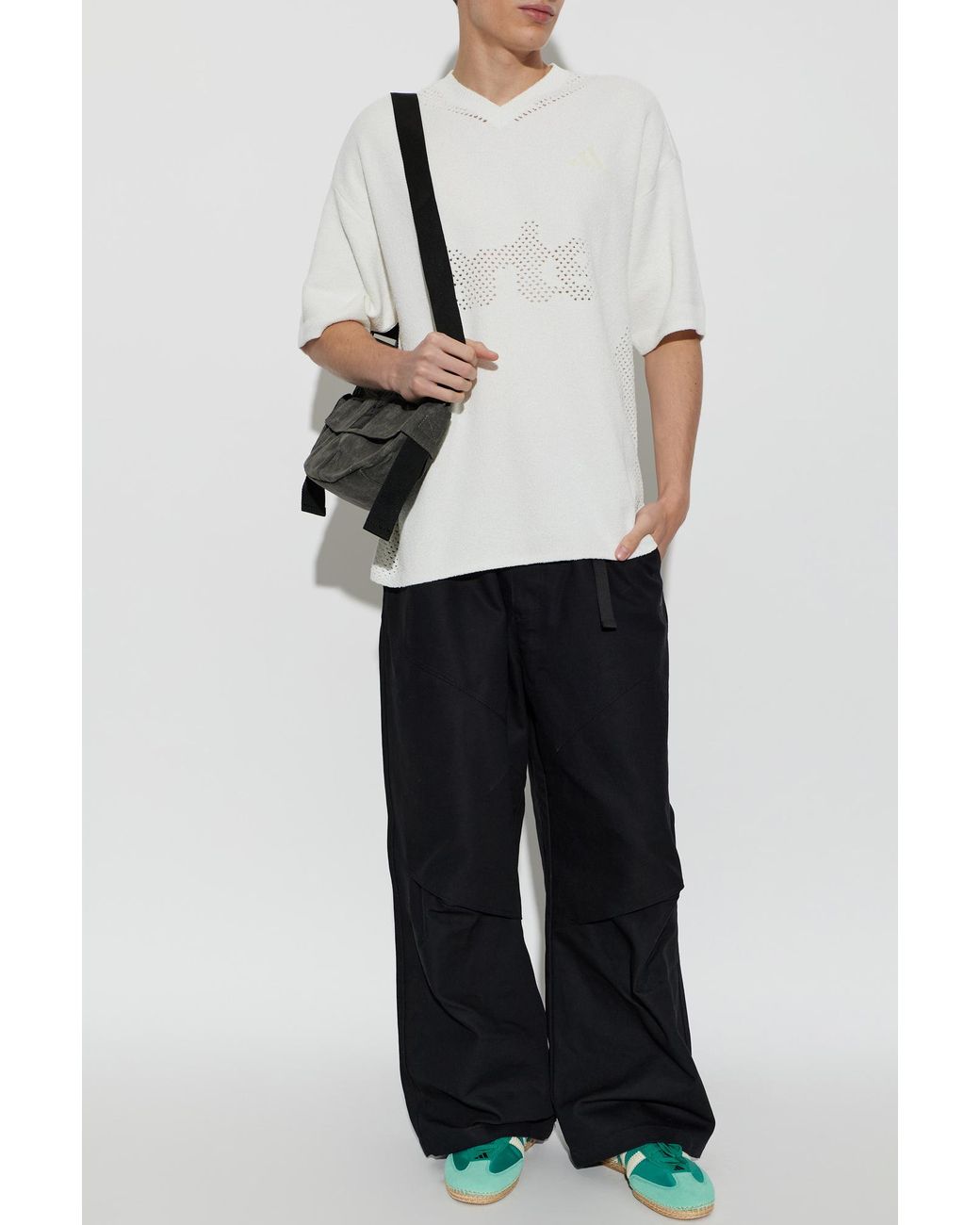 Adidas Originals White Adidas X Arte Antwerp Oversized T-Shirt for men