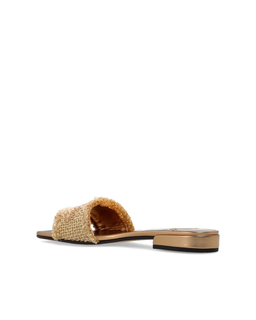 Jimmy Choo Metallic 'Joa' Slides
