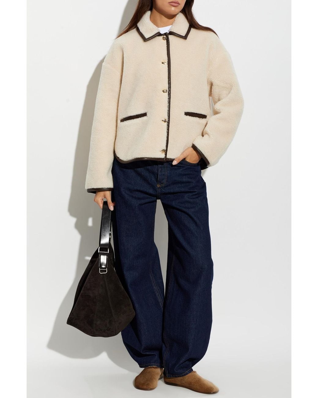 Anine Bing Natural 'Camden' Jacket
