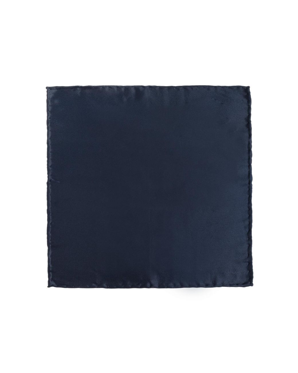 Ferragamo Blue Silk Pocket Square for men