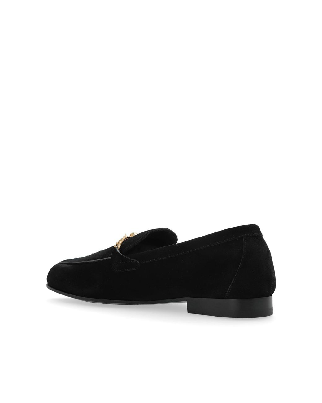 Versace Black Suede Shoes Type 'Loafers' for men