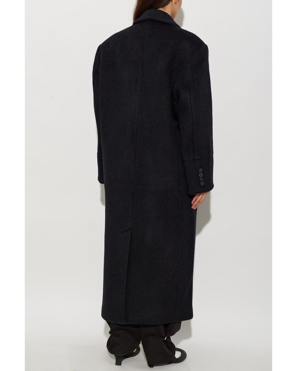 Entire studios Black Wool Coat