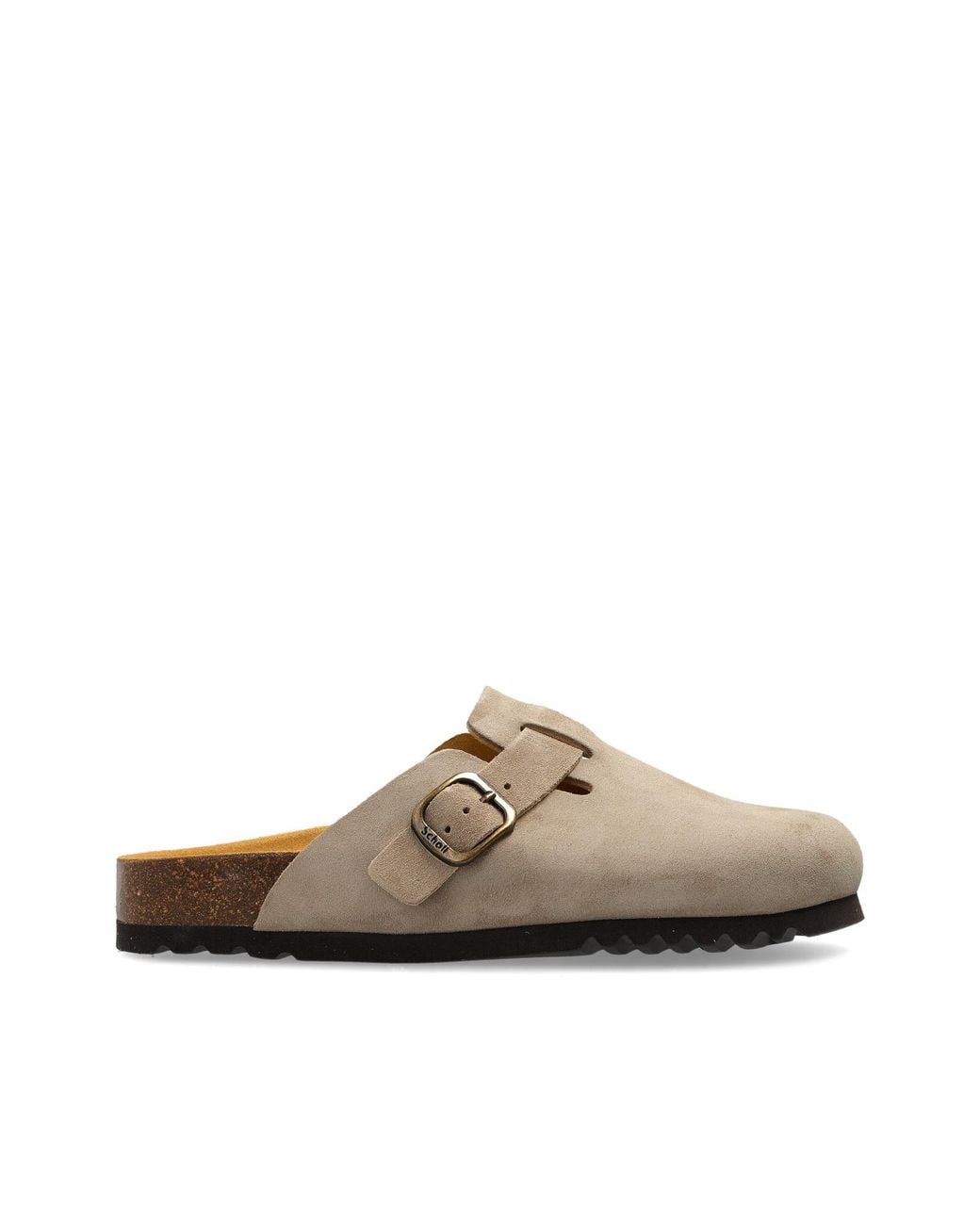 Scholl Brown 'Fae' Suede Slides