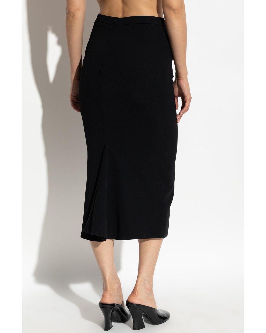 Givenchy Black Straight-Cut Skirt