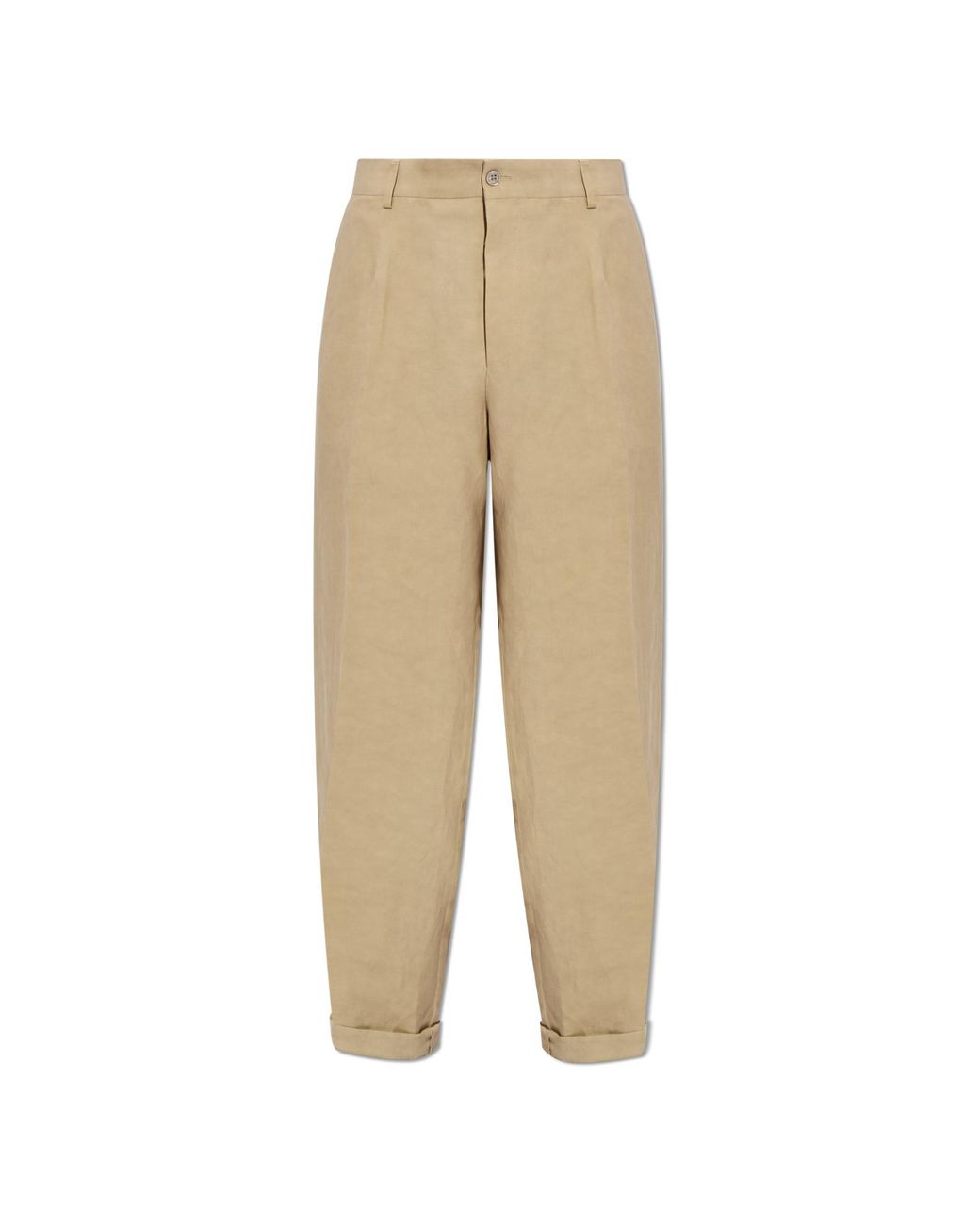 Dolce & Gabbana Natural Straight-Leg Trousers for men