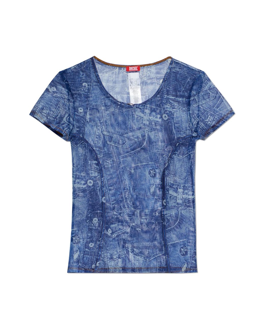 DIESEL Blue Top 'Kasia-Dnm'
