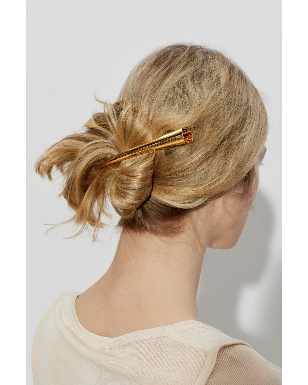 LIE STUDIO White Hair Clip "Mona"