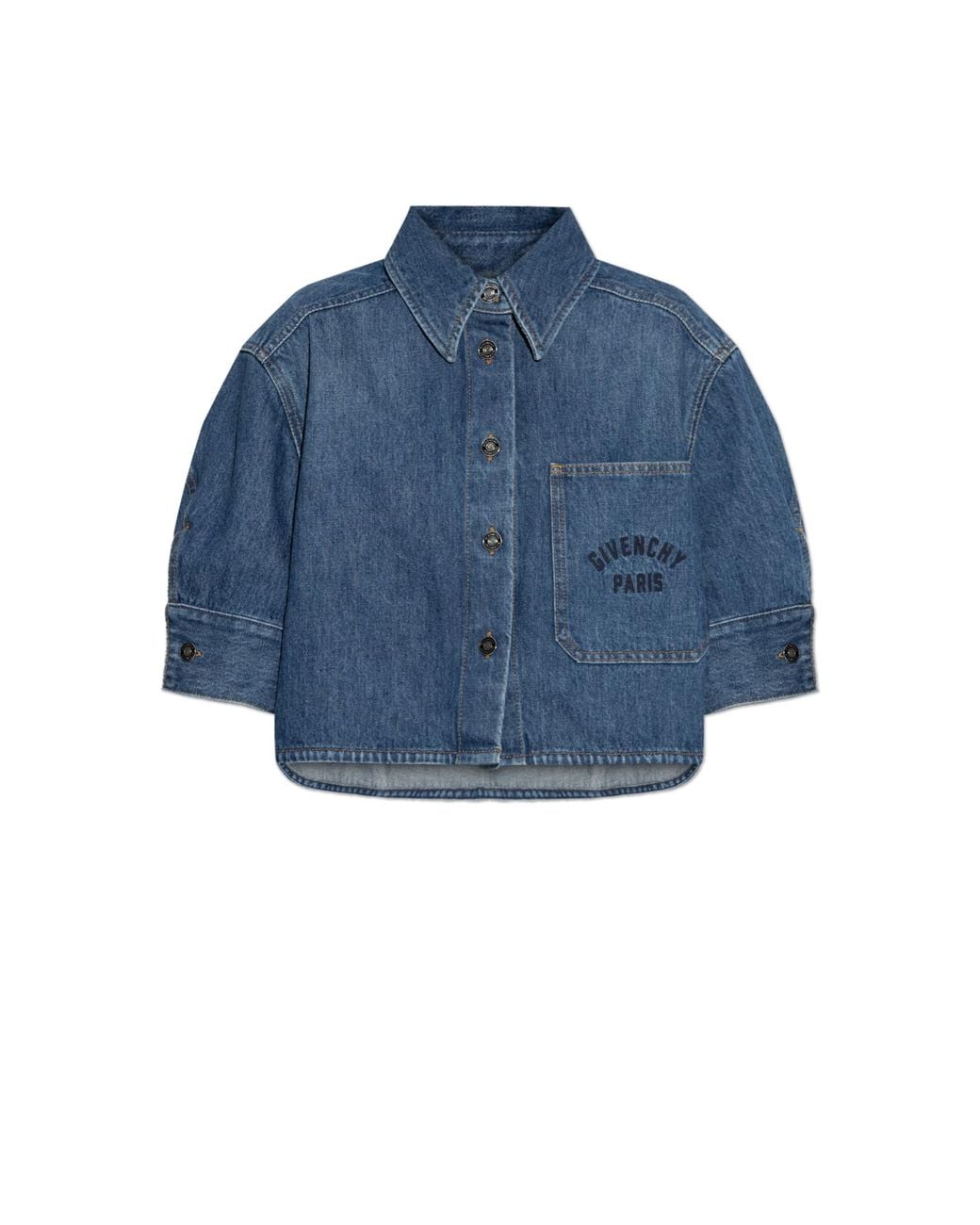 Givenchy Blue Short Denim Jacket