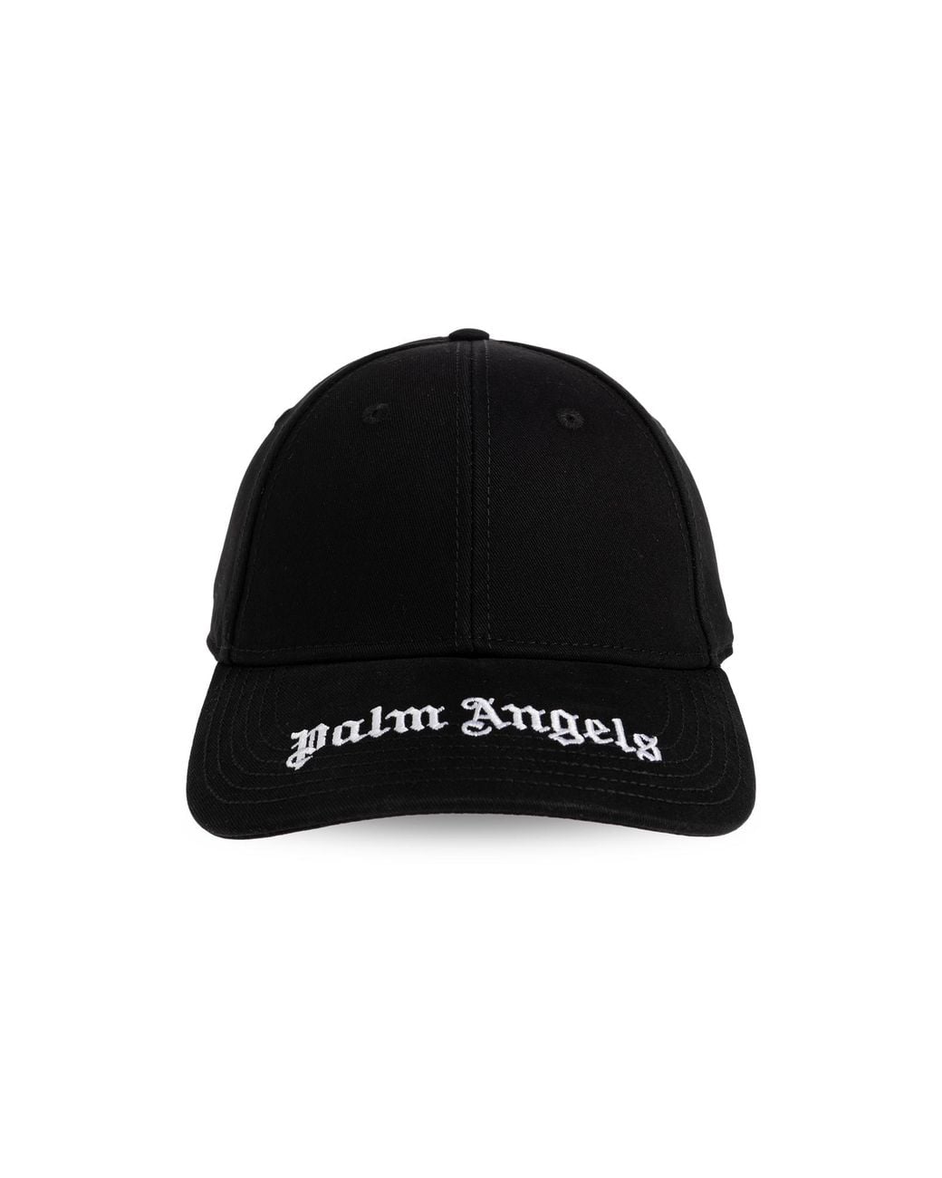 Palm Angels Black Baseball Cap for men