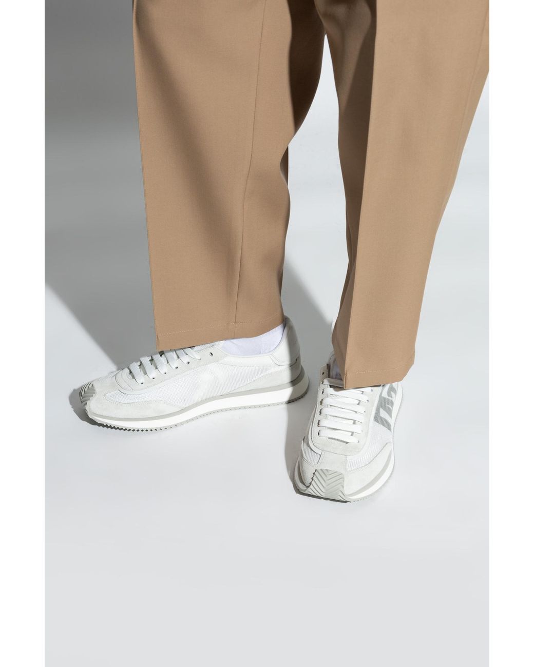 Dolce & Gabbana White Sneakers With Logo for men