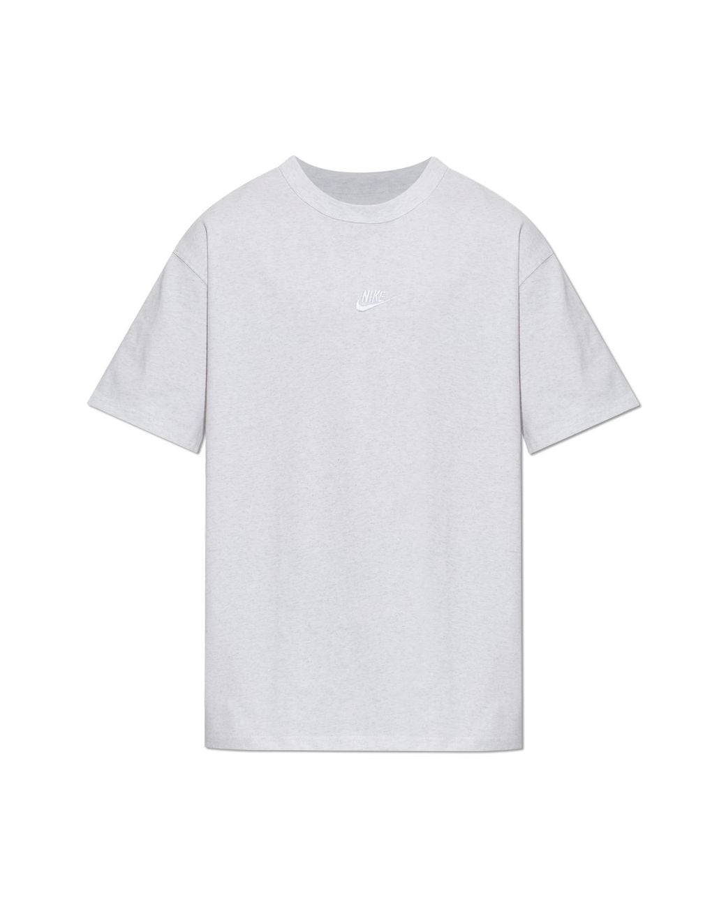 Nike White Embroidered Logo T-Shirt for men