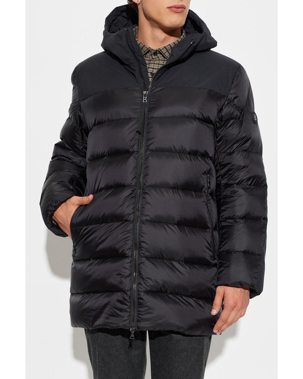 Bogner Black Down Jacket "Herby-D3" for men
