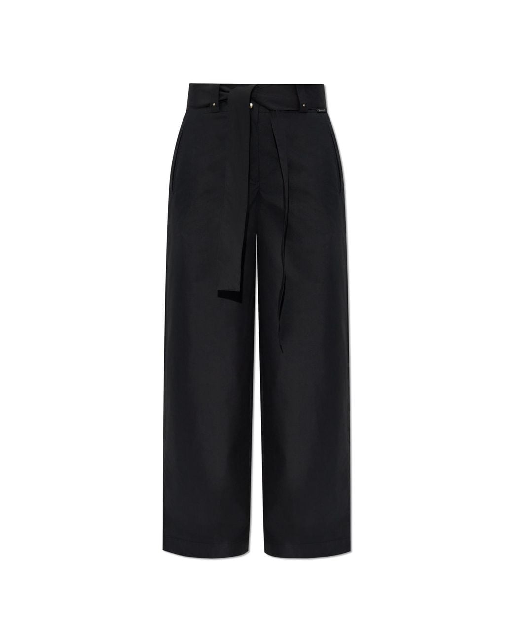 Moncler Black Wide-Leg Trousers